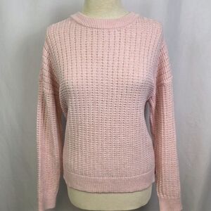 Time and Tru Light Pink Crew Neck Sweater